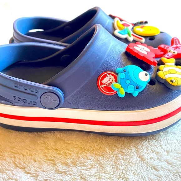 ICONIC COMFORT CROCS BLUE NAVY c8 - Picture 6 of 6